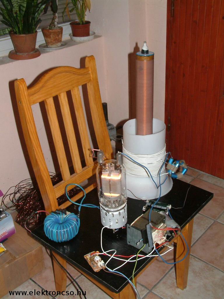GU-81 (ГУ-81) megépített Tesla generátor